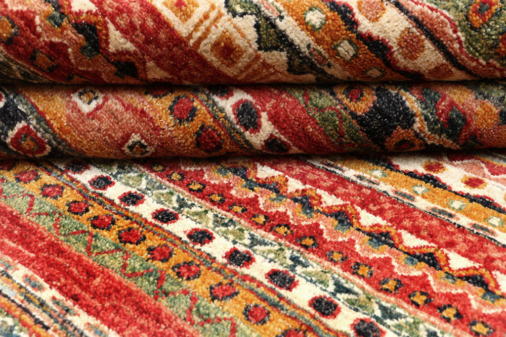 Multi Colored Gabbeh 9' 1 x 12' - No. 50761 - ALRUG Rug Store