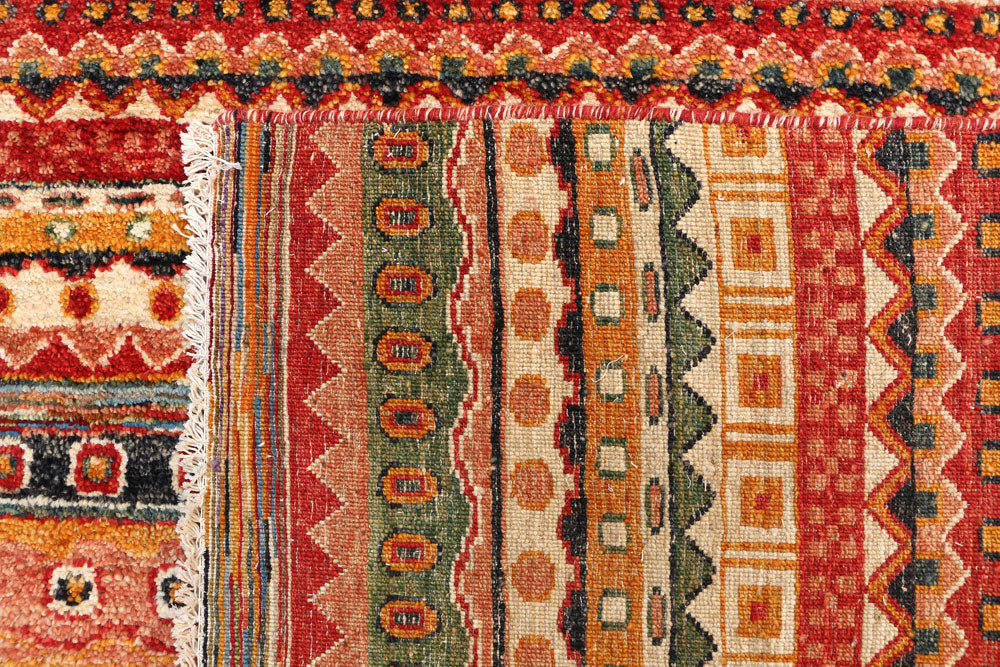 Multi Colored Gabbeh 9' 1 x 12' - No. 50761 - ALRUG Rug Store