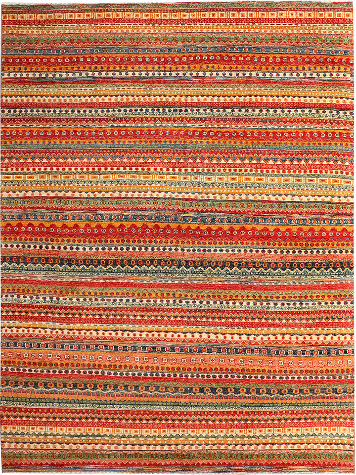 Multi Colored Gabbeh 9' 1 x 12' - No. 50761 - ALRUG Rug Store