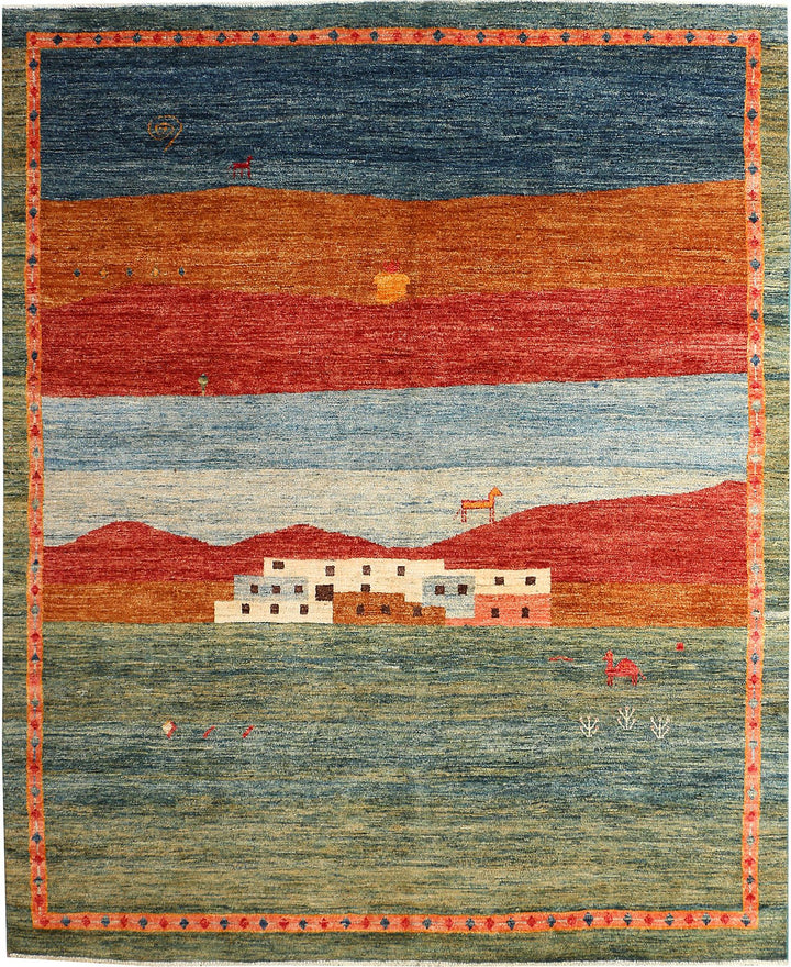 Gabbeh 7' 11 x 9' 10 - No. 50762 - ALRUG Rug Store
