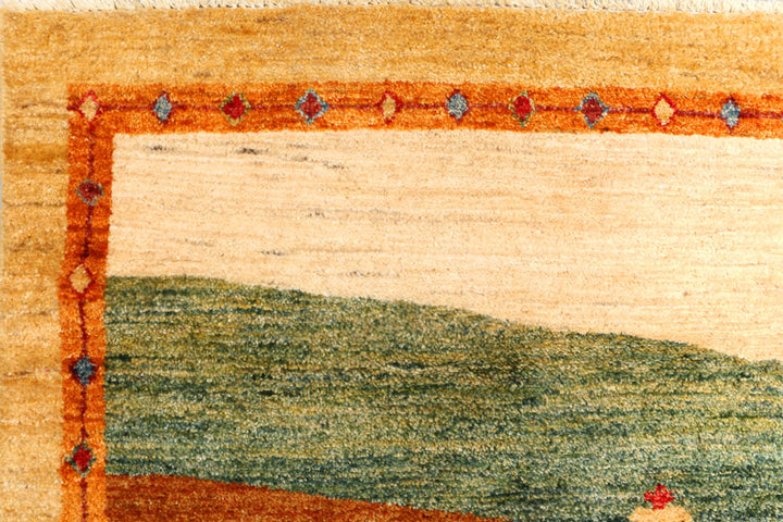 Multi Colored Gabbeh 5' 6 x 8' 1 - No. 50764 - ALRUG Rug Store