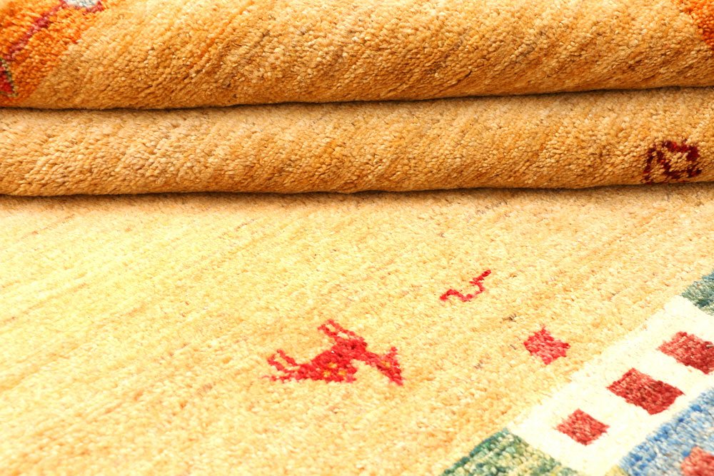 Multi Colored Gabbeh 5' 6 x 8' 1 - No. 50764 - ALRUG Rug Store