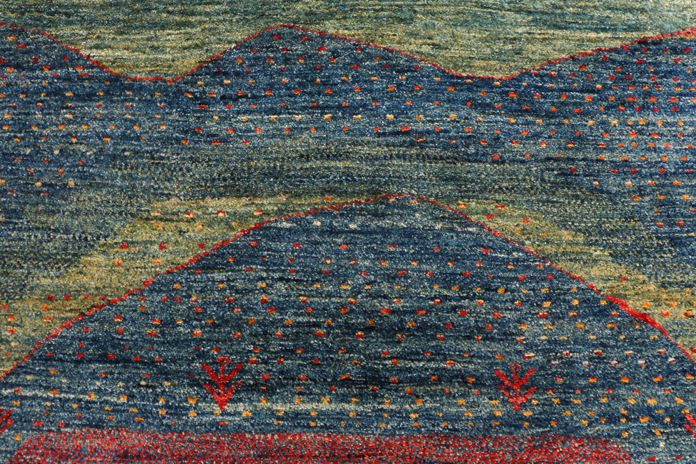 Multi Colored Gabbeh 5' 8 x 8' - No. 50765 - ALRUG Rug Store