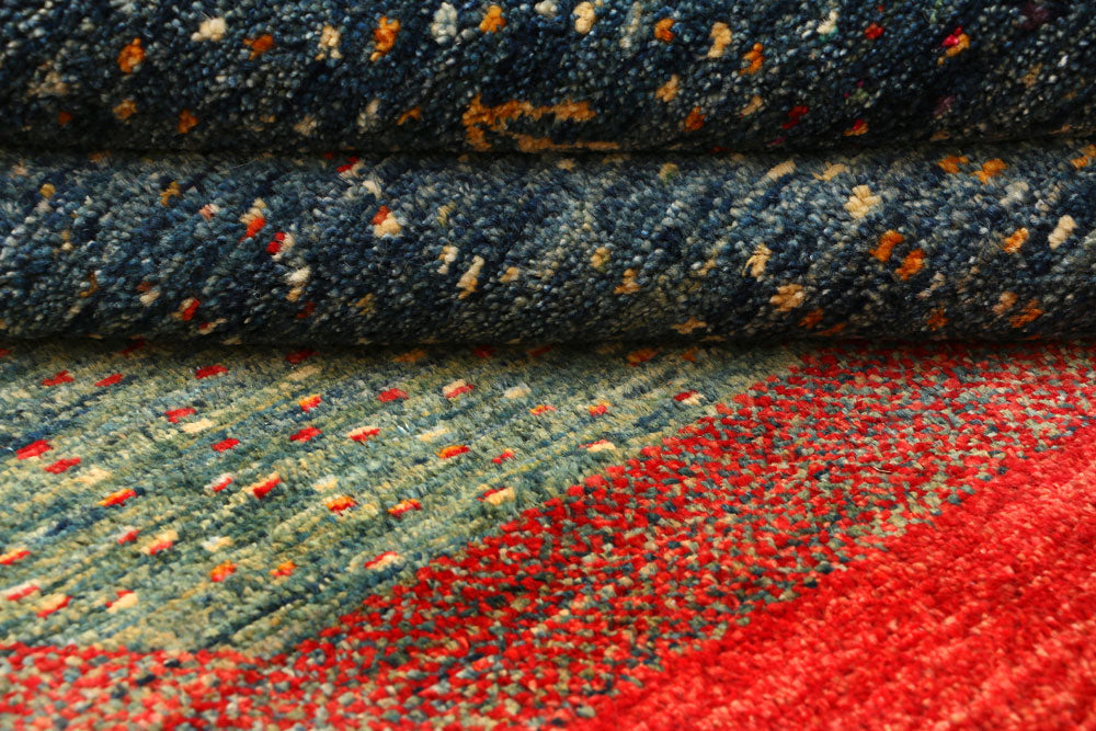 Multi Colored Gabbeh 5' 8 x 8' - No. 50765 - ALRUG Rug Store