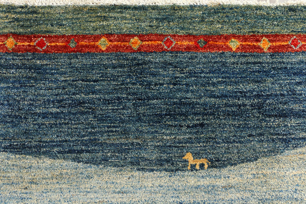 Multi Colored Gabbeh 5' 9 x 8' - No. 50767 - ALRUG Rug Store