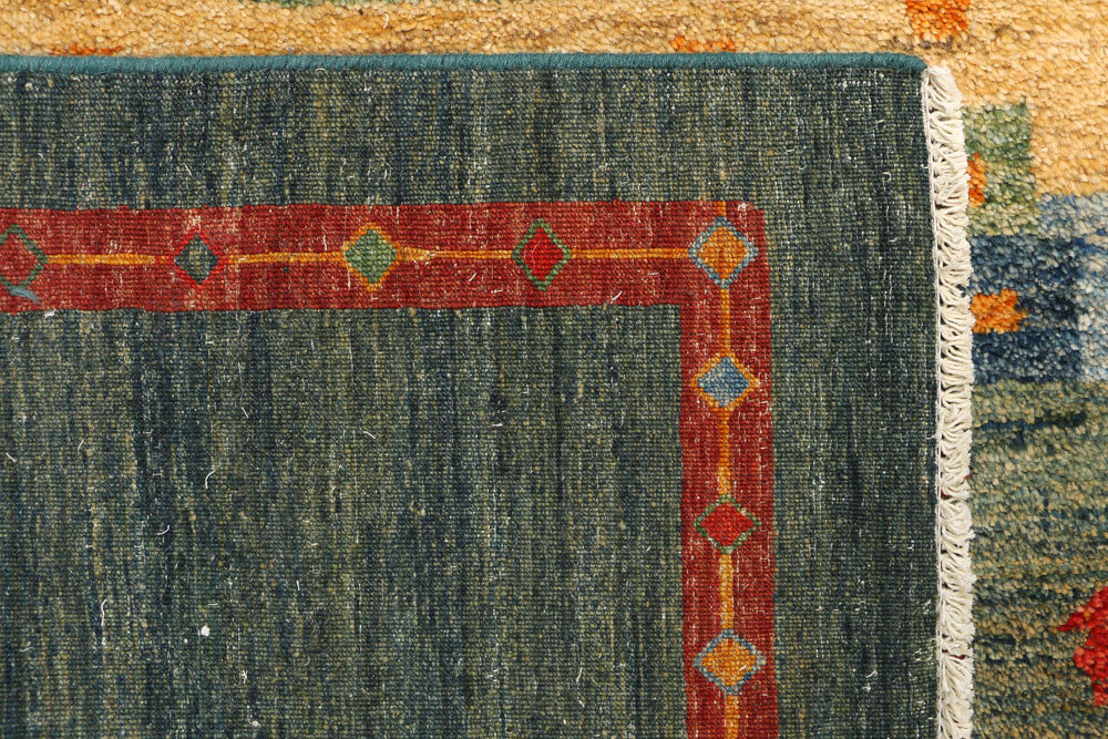 Multi Colored Gabbeh 5' 9 x 8' - No. 50767 - ALRUG Rug Store