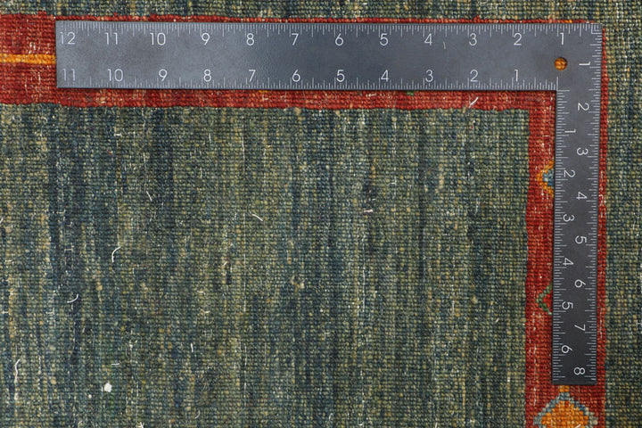 Multi Colored Gabbeh 5' 9 x 8' - No. 50767 - ALRUG Rug Store