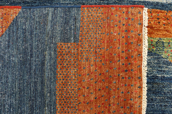 Multi Colored Gabbeh 5' 7 x 8' - No. 50768 - ALRUG Rug Store