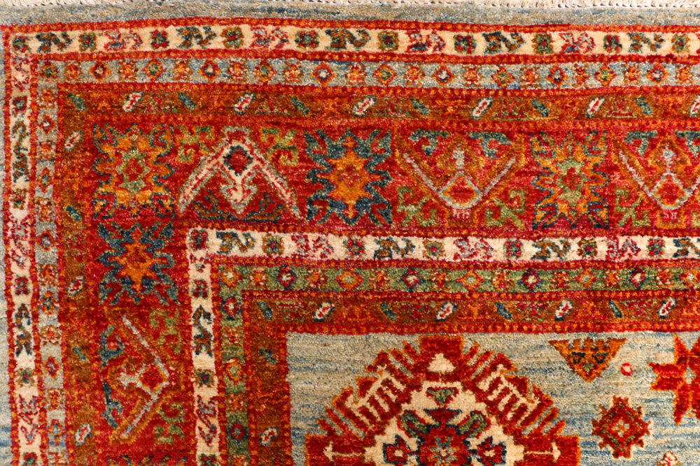Light Grey Kazak 8' 1 x 11' 2 - No. 50769 - ALRUG Rug Store