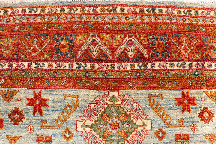 Light Grey Kazak 8' 1 x 11' 2 - No. 50769 - ALRUG Rug Store