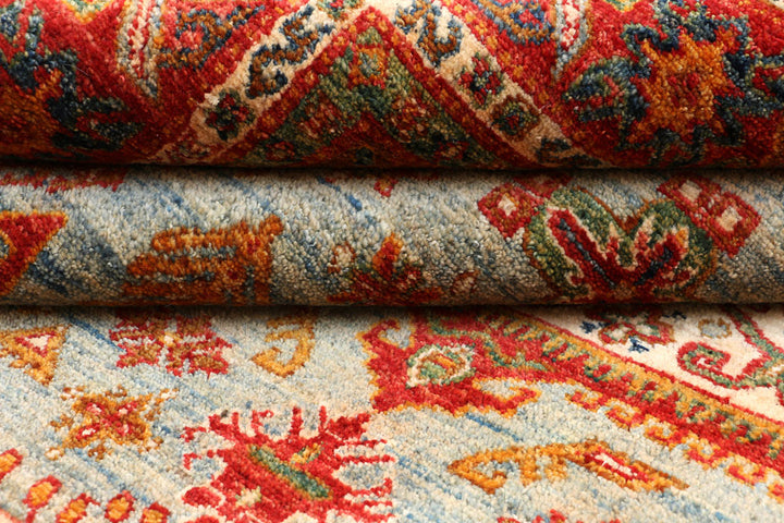 Light Grey Kazak 8' 1 x 11' 2 - No. 50769 - ALRUG Rug Store