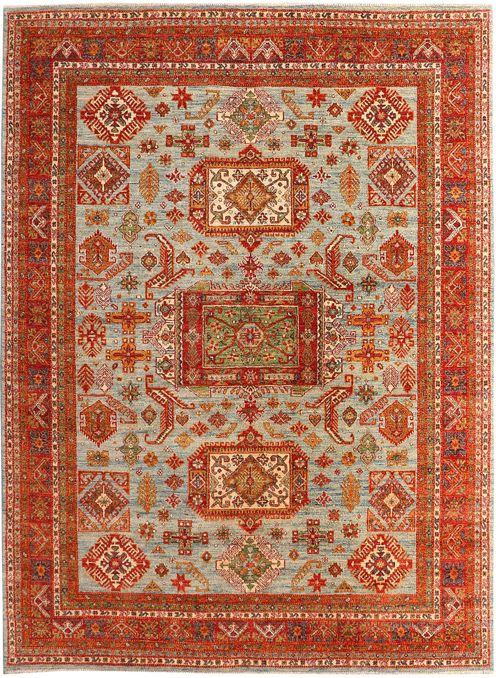 Light Grey Kazak 8' 1 x 11' 2 - No. 50769 - ALRUG Rug Store