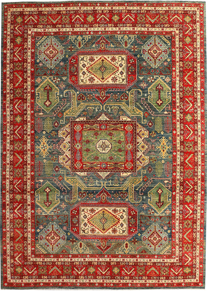 Dim Grey Kazak 9' 1 x 12' 7 - No. 50770 - ALRUG Rug Store