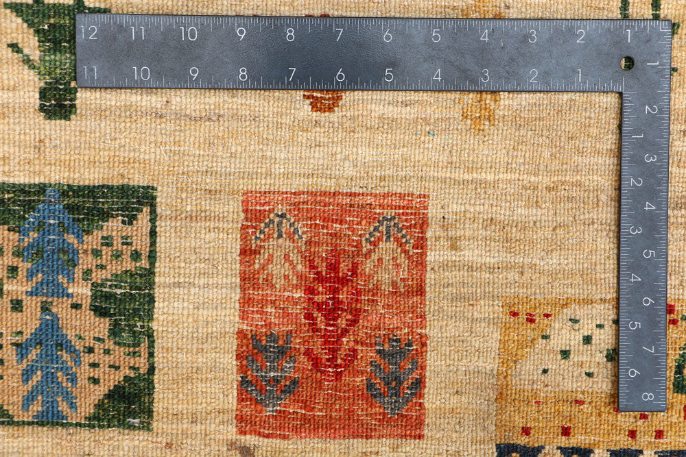 Multi Colored Gabbeh 6' 8 x 10' - No. 50771 - ALRUG Rug Store