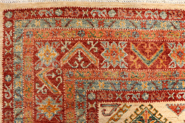 Navajo White Kazak 9' 2 x 12' 3 - No. 50772 - ALRUG Rug Store