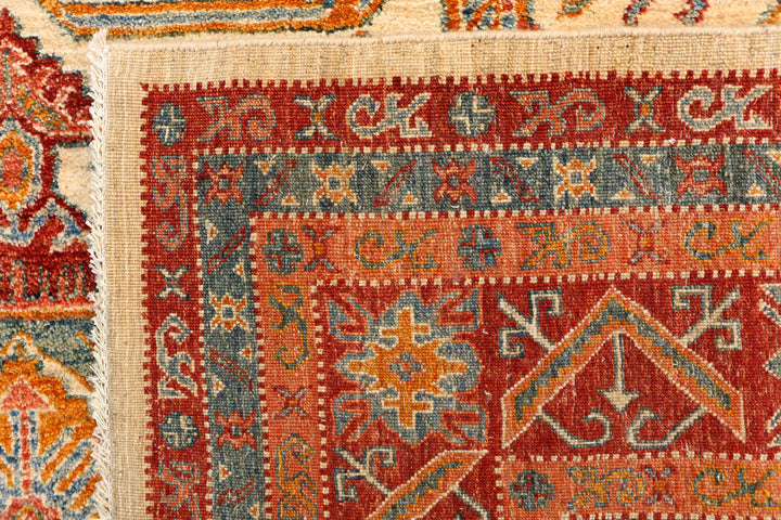 Navajo White Kazak 9' 2 x 12' 3 - No. 50772 - ALRUG Rug Store