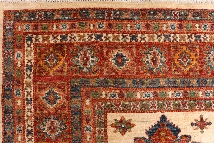 Blanched Almond Kazak 10' x 14' 7 - No. 50777 - ALRUG Rug Store