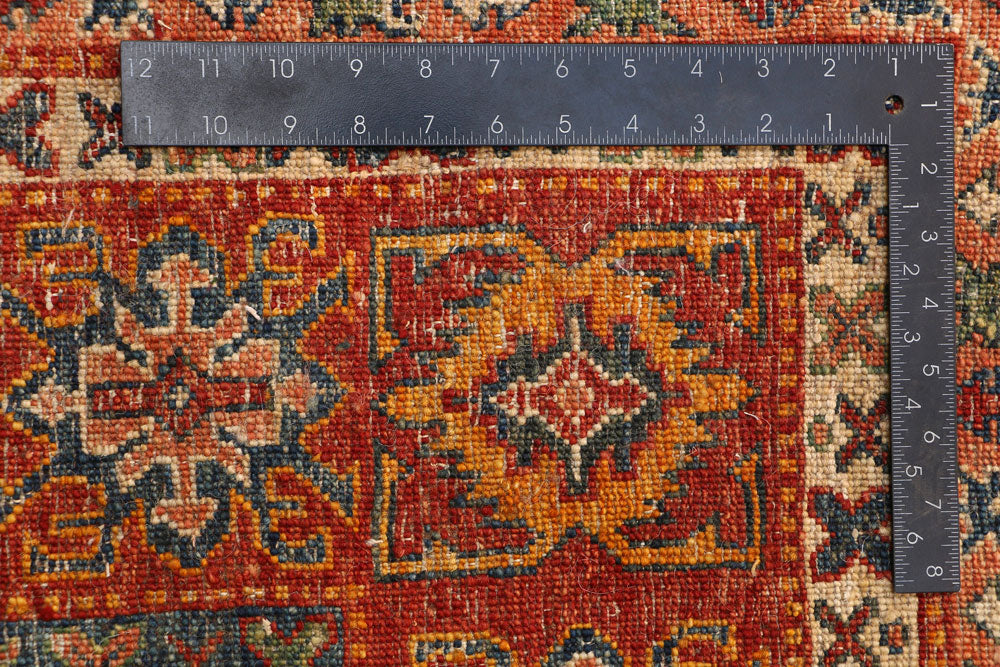 Blanched Almond Kazak 10' x 14' 7 - No. 50777 - ALRUG Rug Store