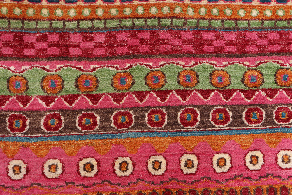 Multi Colored Gabbeh 2' 7 x 16' - No. 50791 - ALRUG Rug Store