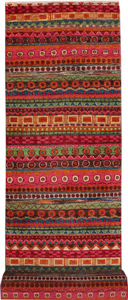 Multi Colored Gabbeh 2' 7 x 16' - No. 50791 - ALRUG Rug Store