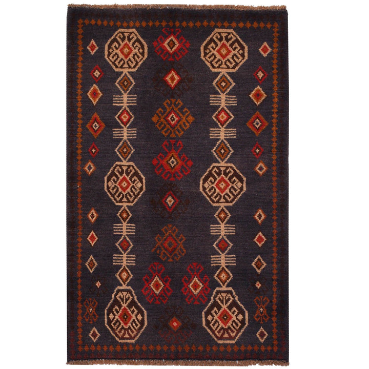 Kohistani Rug 2' 5 x 4' 1 (ft) - No. AL17265 - ALRUG Rug Store