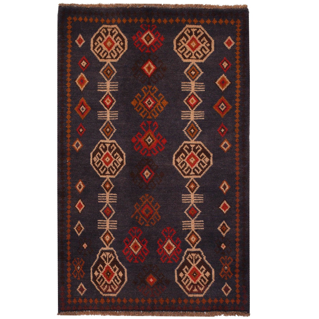 Kohistani Rug 2' 5 x 4' 1 (ft) - No. AL17265 - ALRUG Rug Store