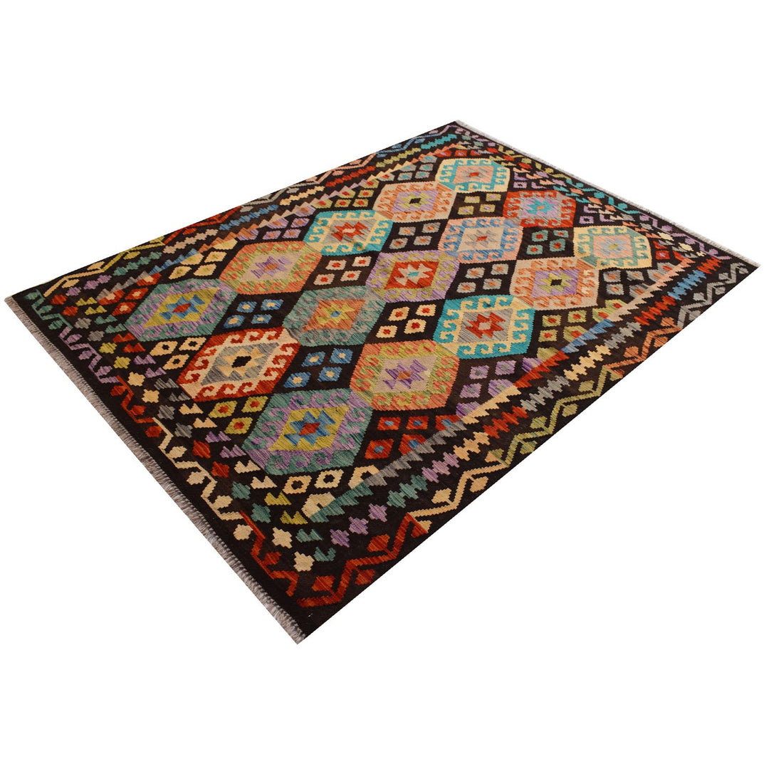 Vegetable Kilim 5' x 6' 5 (ft) - No. AL49981 - ALRUG Rug Store