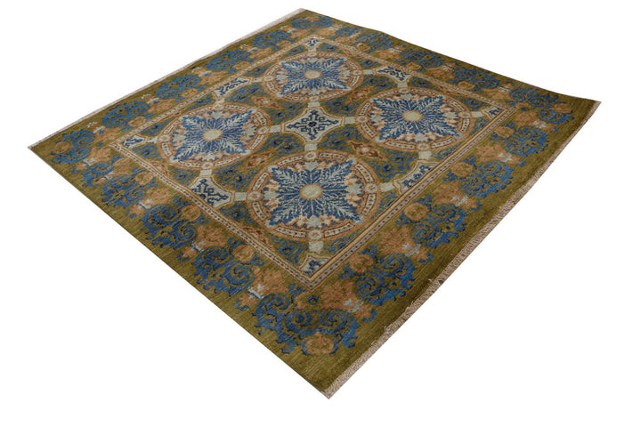 Olive Gabbeh 5' 11 x 5' 11 - No. 52264 - ALRUG Rug Store