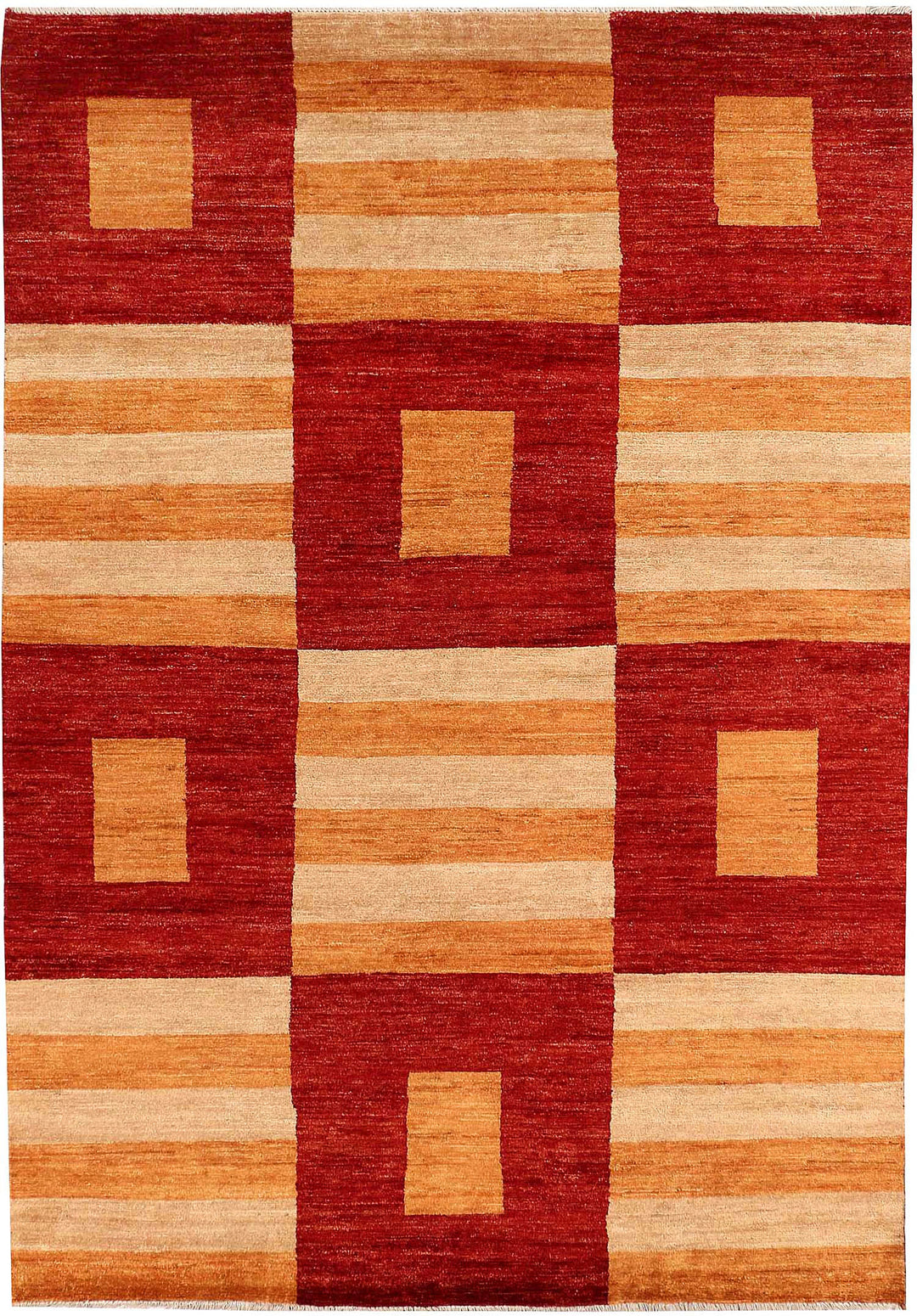 Multi Colored Gabbeh 5' 5 x 7' 10 - No. 52268 - ALRUG Rug Store