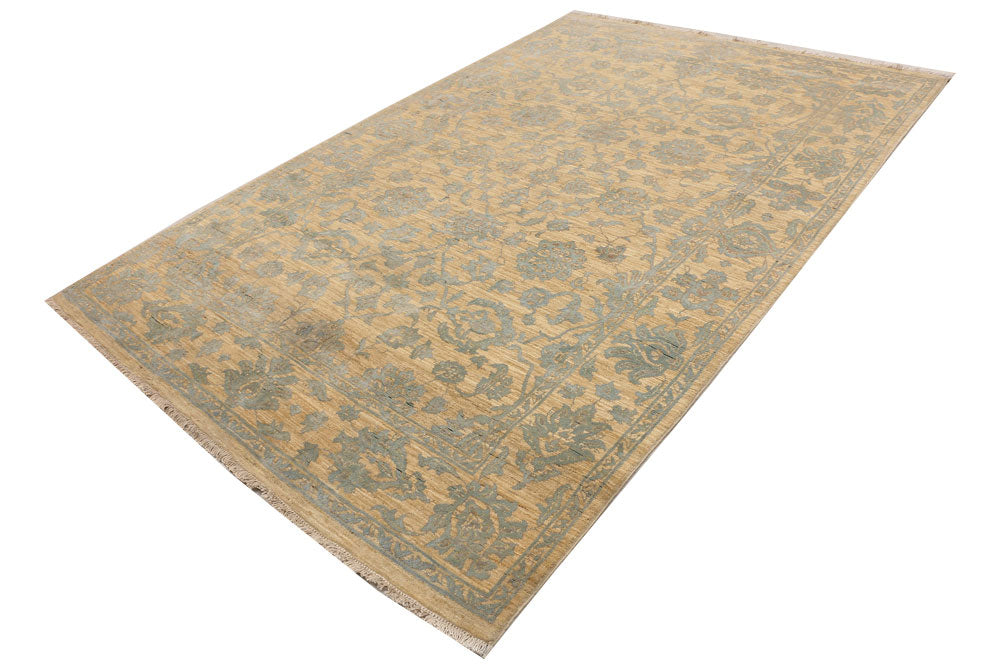 Navajo White Ziegler 5' 10 x 8' 10 - No. 52284 - ALRUG Rug Store