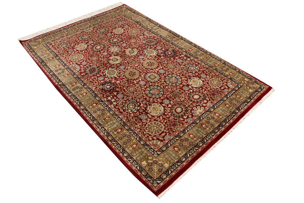 Firebrick Sultanabad 4' 2 x 6' 2 - No. 52305 - ALRUG Rug Store
