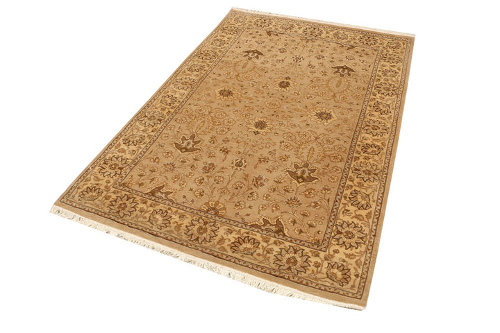 Wheat Mahal 4' 1 x 6' 1 - No. 52323 - ALRUG Rug Store