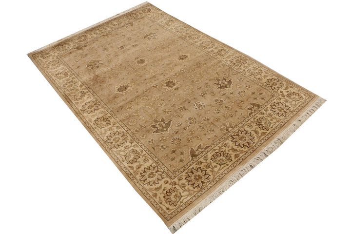 Wheat Mahal 4' 1 x 6' 1 - No. 52323 - ALRUG Rug Store