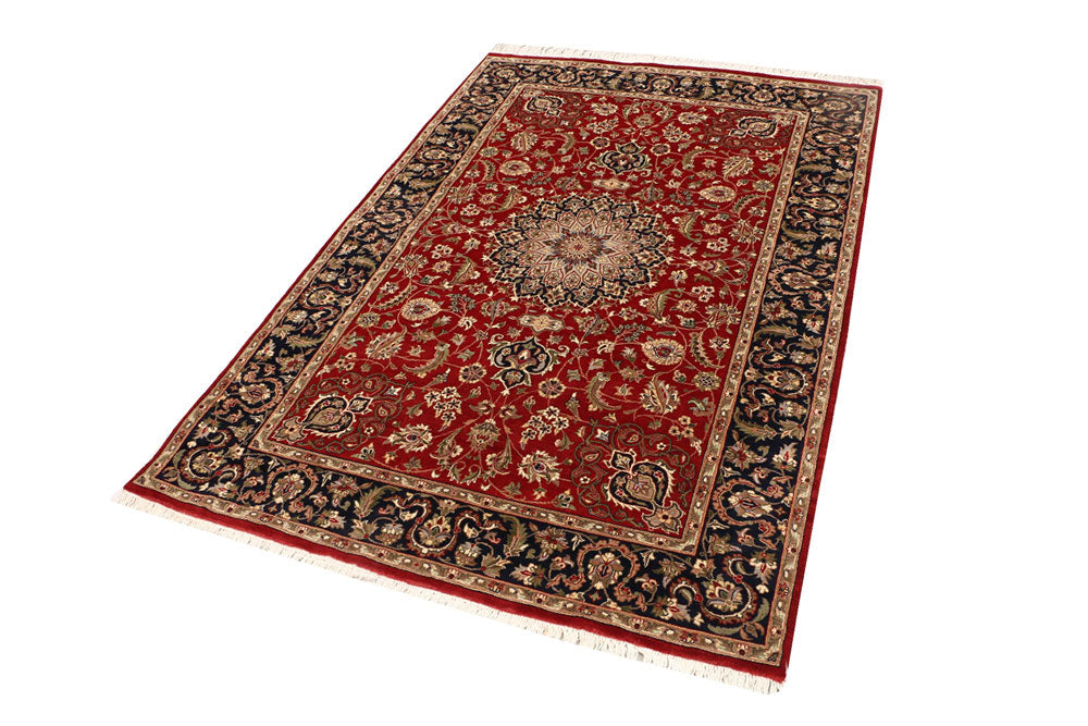 Firebrick Kashan 4' 1 x 6' 1 - No. 52324 - ALRUG Rug Store