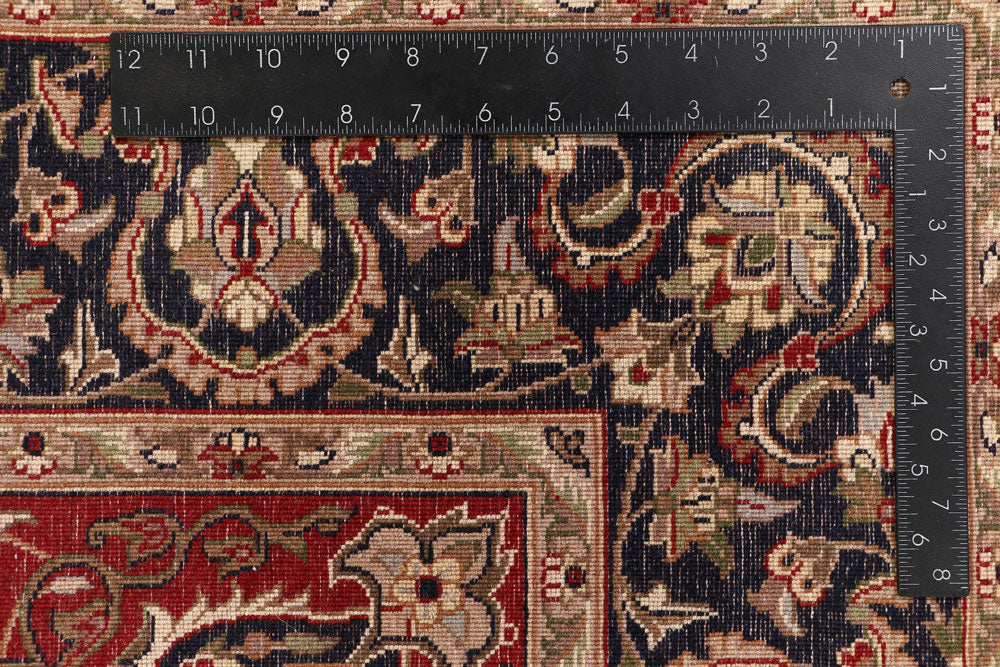 Firebrick Kashan 4' 1 x 6' 1 - No. 52324 - ALRUG Rug Store