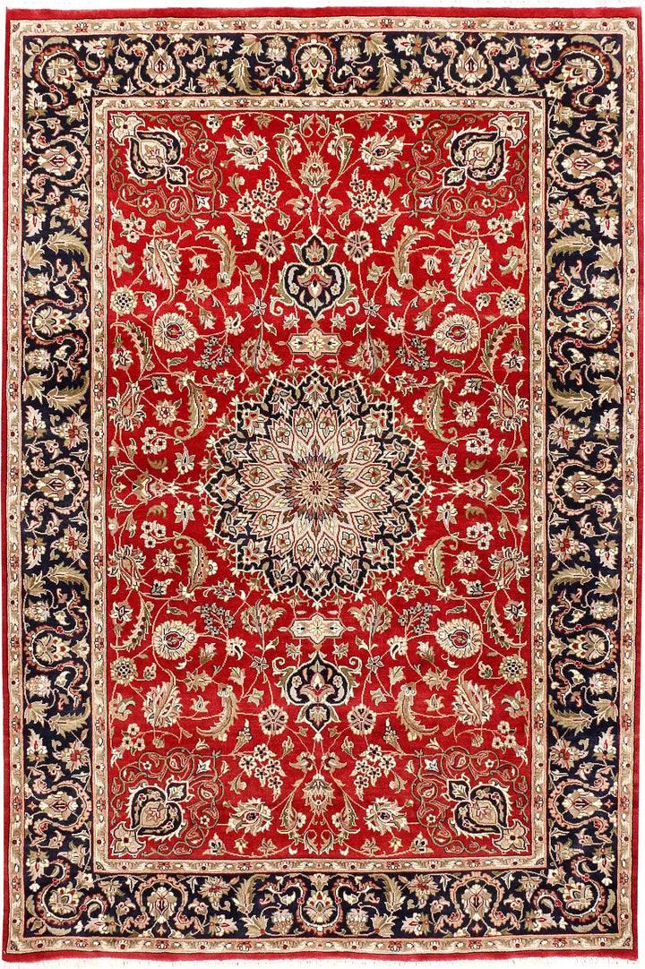 Firebrick Kashan 4' 1 x 6' 1 - No. 52324 - ALRUG Rug Store