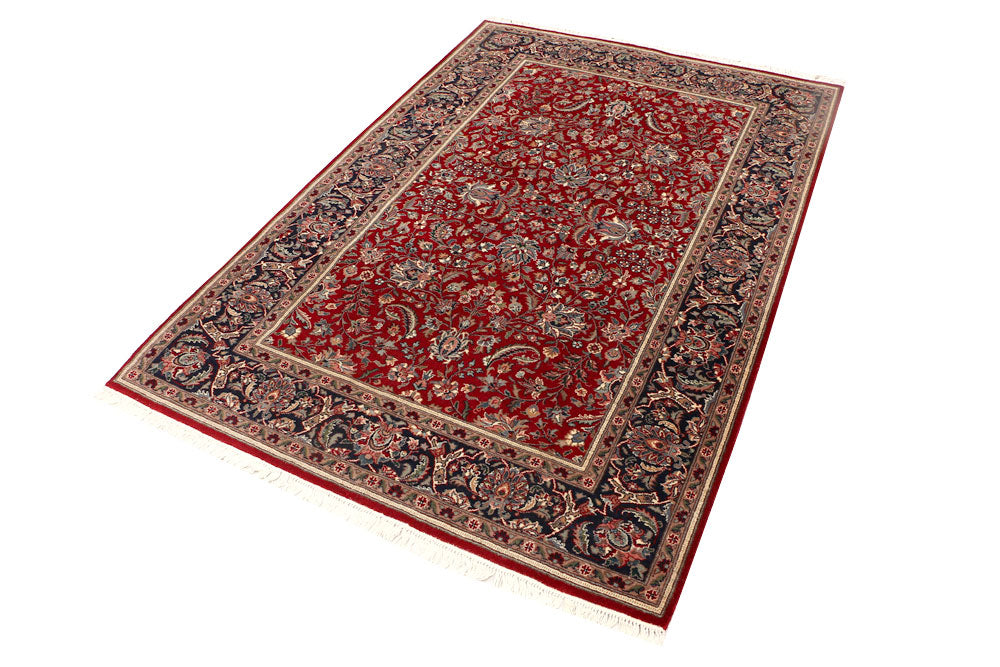 Maroon Mahal 4' 2 x 6' 1 - No. 52328 - ALRUG Rug Store