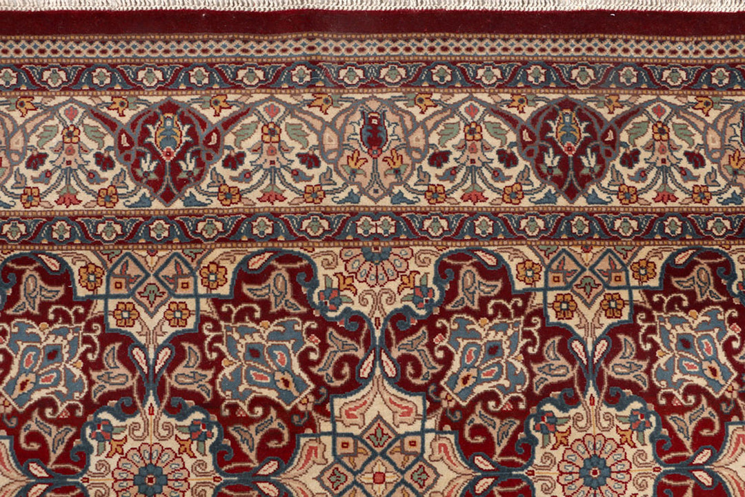 Maroon Mahal 4'  1" x 6'  2" - No. QA38998