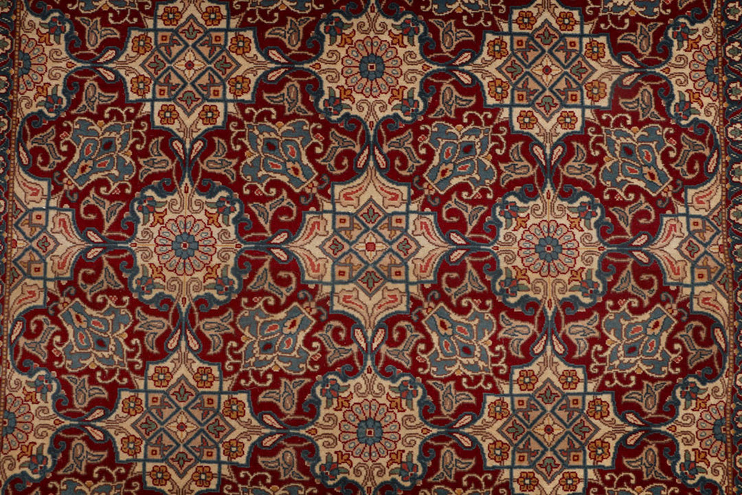 Maroon Mahal 4'  1" x 6'  2" - No. QA38998