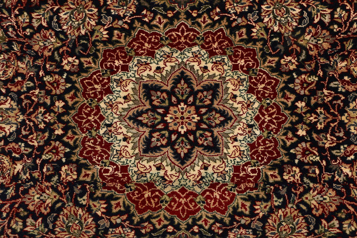 Black Ardibil 4' 7 x 7' - No. 52341 - ALRUG Rug Store