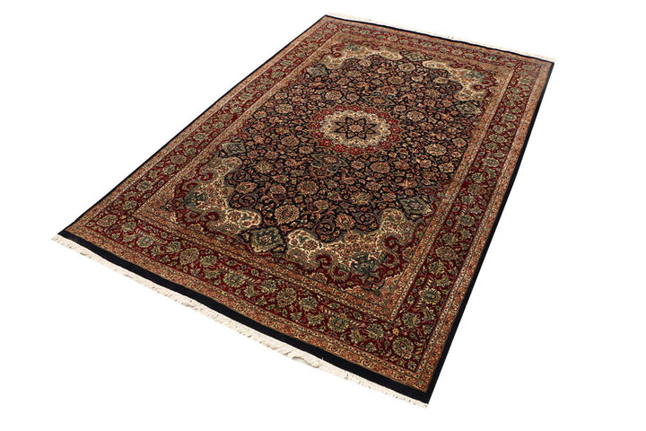 Black Ardibil 4' 7 x 7' - No. 52341 - ALRUG Rug Store