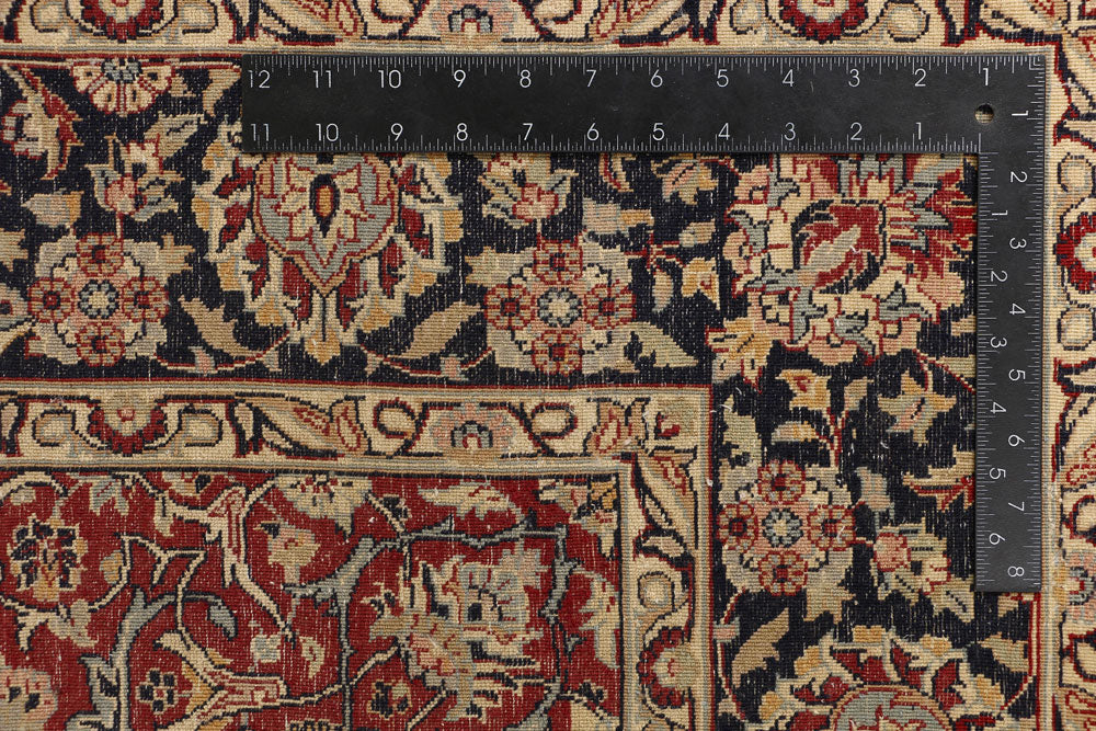 Firebrick Isfahan 4' 6 x 6' 11 - No. 52342 - ALRUG Rug Store