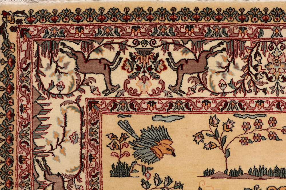 Navajo White Pictorial 4' 7 x 6' 11 - No. 52343 - ALRUG Rug Store