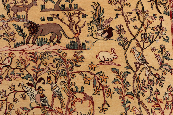 Navajo White Pictorial 4' 7 x 6' 11 - No. 52343 - ALRUG Rug Store