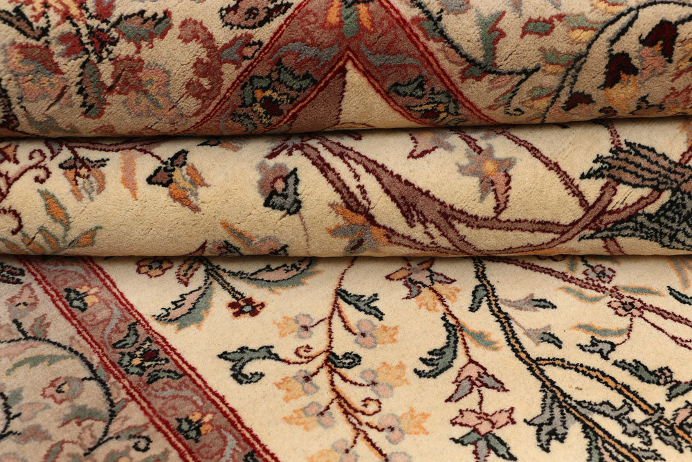 Blanched Almond Pictorial 4' 6 x 7' 3 - No. 52345 - ALRUG Rug Store