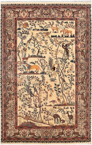 Blanched Almond Pictorial 4' 6 x 7' 3 - No. 52345 - ALRUG Rug Store