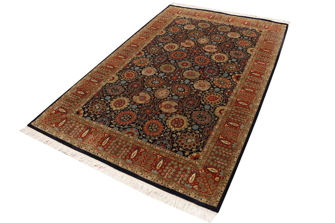 Black Sultanabad 4'  7" x 7'  3" - No. QA21130