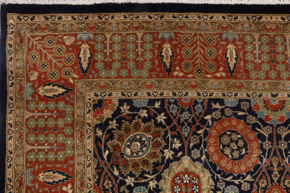 Black Sultanabad 4' 7 x 7' 4 - No. 52348 - ALRUG Rug Store