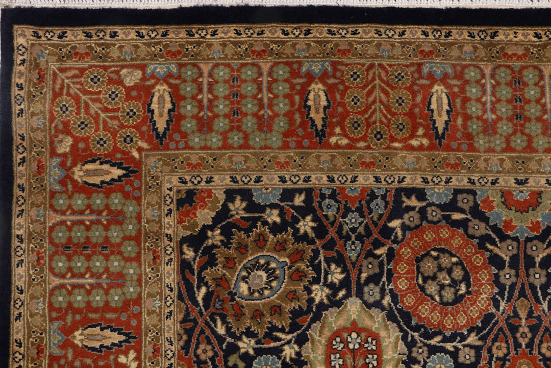 Black Sultanabad 4'  7" x 7'  4" - No. QA30156