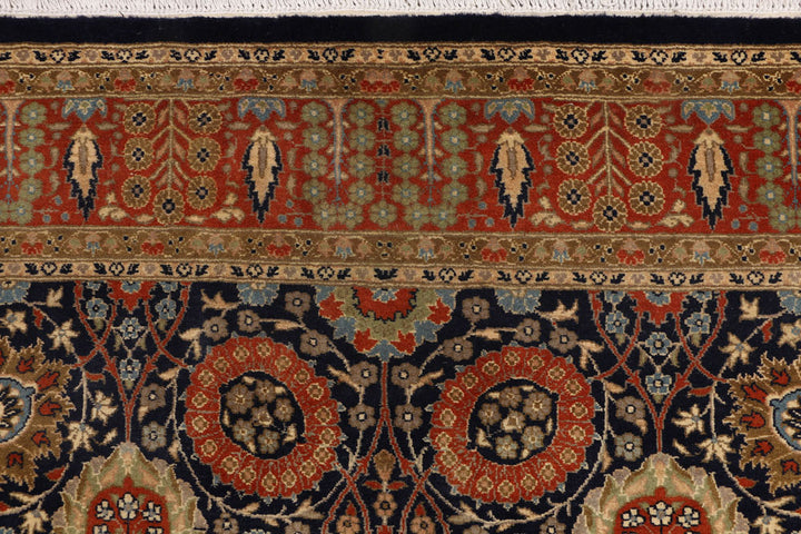 Black Sultanabad 4' 7 x 7' 4 - No. 52348 - ALRUG Rug Store